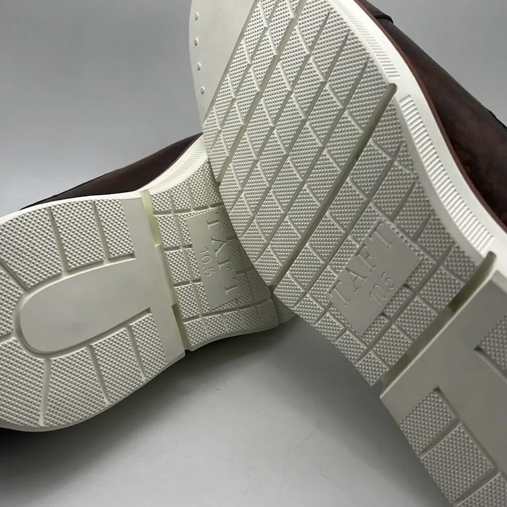 Taft cap toe Lace up espresso Model‎ 102 leather Men dress shoes - Men 10.5 New
